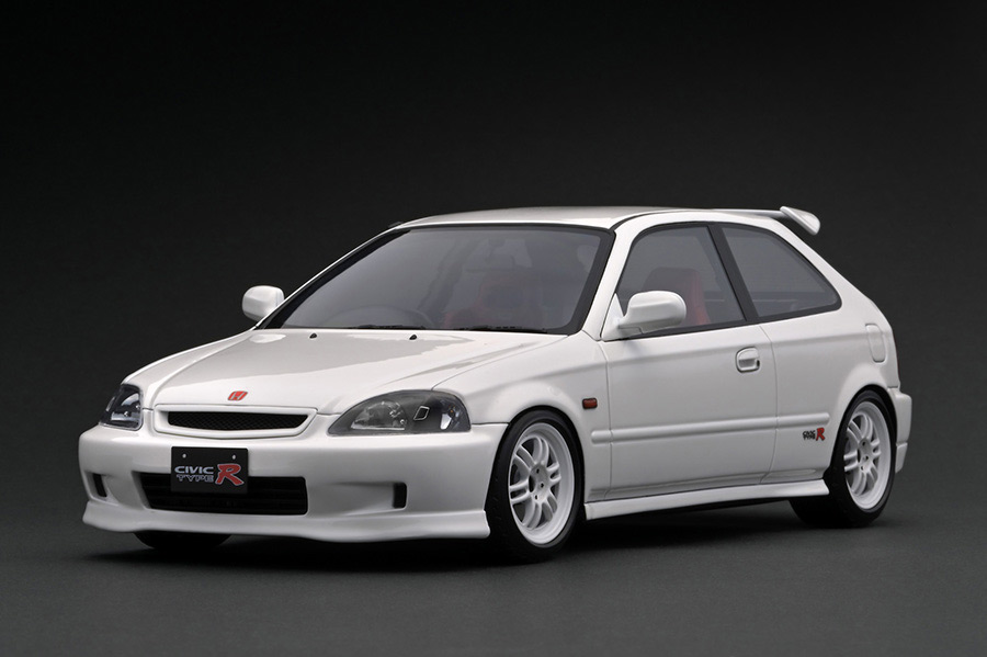 ignitionmodel 1/18 ホンダ シビック (EK9) Type R White #| ホビー
