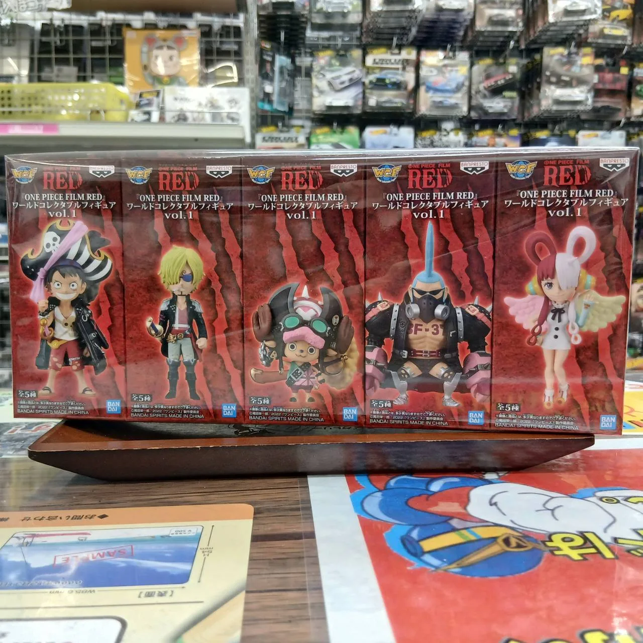ONE PIECE FILM RED ワールドコレクタブルフィギュア Vol.1 全5種セット