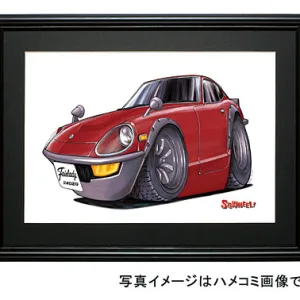 【SQWHEEL】240ZGフェアレディー（マルーン）のイラスト S0001M