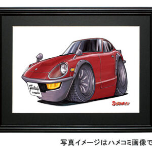 【SQWHEEL】240ZGフェアレディー(マルーン)のイラスト S0001M