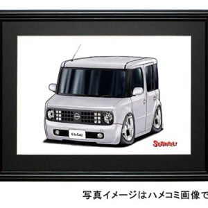 【SQWHEEL】キューブ(2代目・銀)のイラスト S0009S