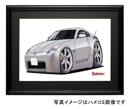 【SQWHEEL】Z33（レイズホイール・銀）のイラスト S0010S