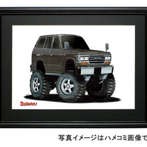 【SQWHEEL】ランクル60（茶色）のイラスト S0017DB