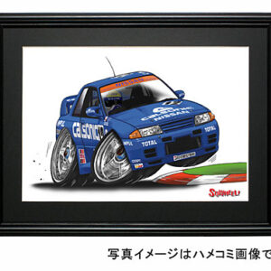 【SQWHEEL】R32 GT-R(カルソニック)のイラスト S0038B