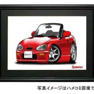 【SQWHEEL】カプチーノ（赤）のイラスト S0079