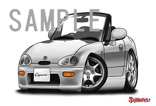【SQWHEEL】カプチーノ（銀）のイラスト S0079S - 画像 (2)