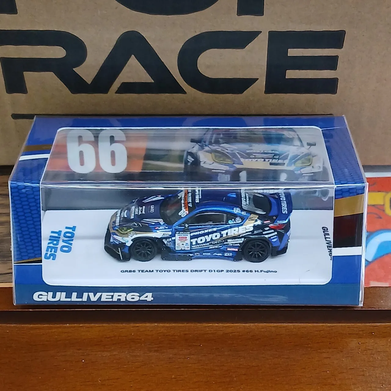 1/64 GR86 チーム トーヨータイヤドリフト D1GP 2025 ＃66 藤野秀之 - 画像 (2)