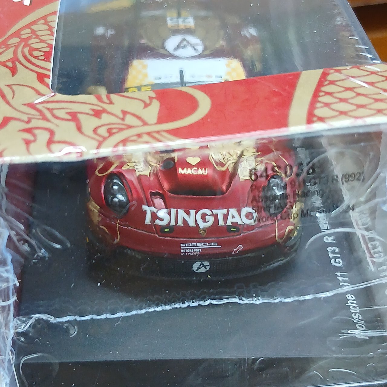 1/64 Porsche 911 GT3 R (992) Absolute Racing 5th FIA GT Macau