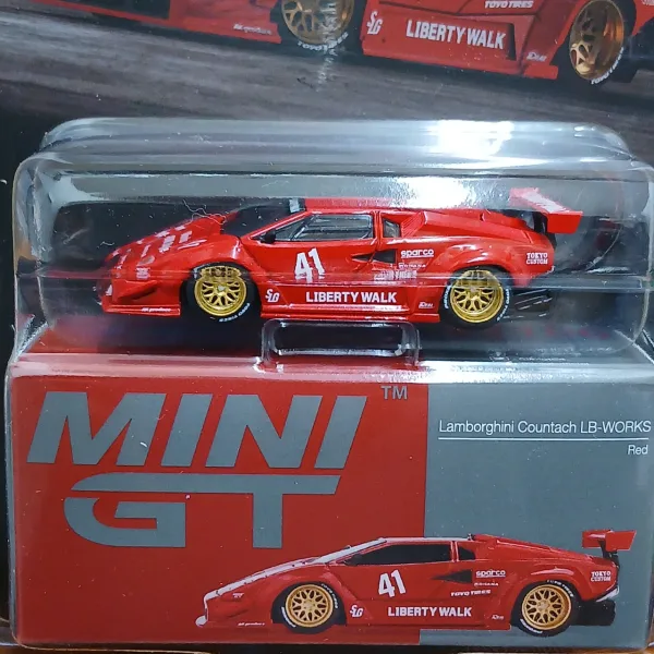 1/64 ランボルギーニ カウンタック LB-WORKS レッド 左ハンドル