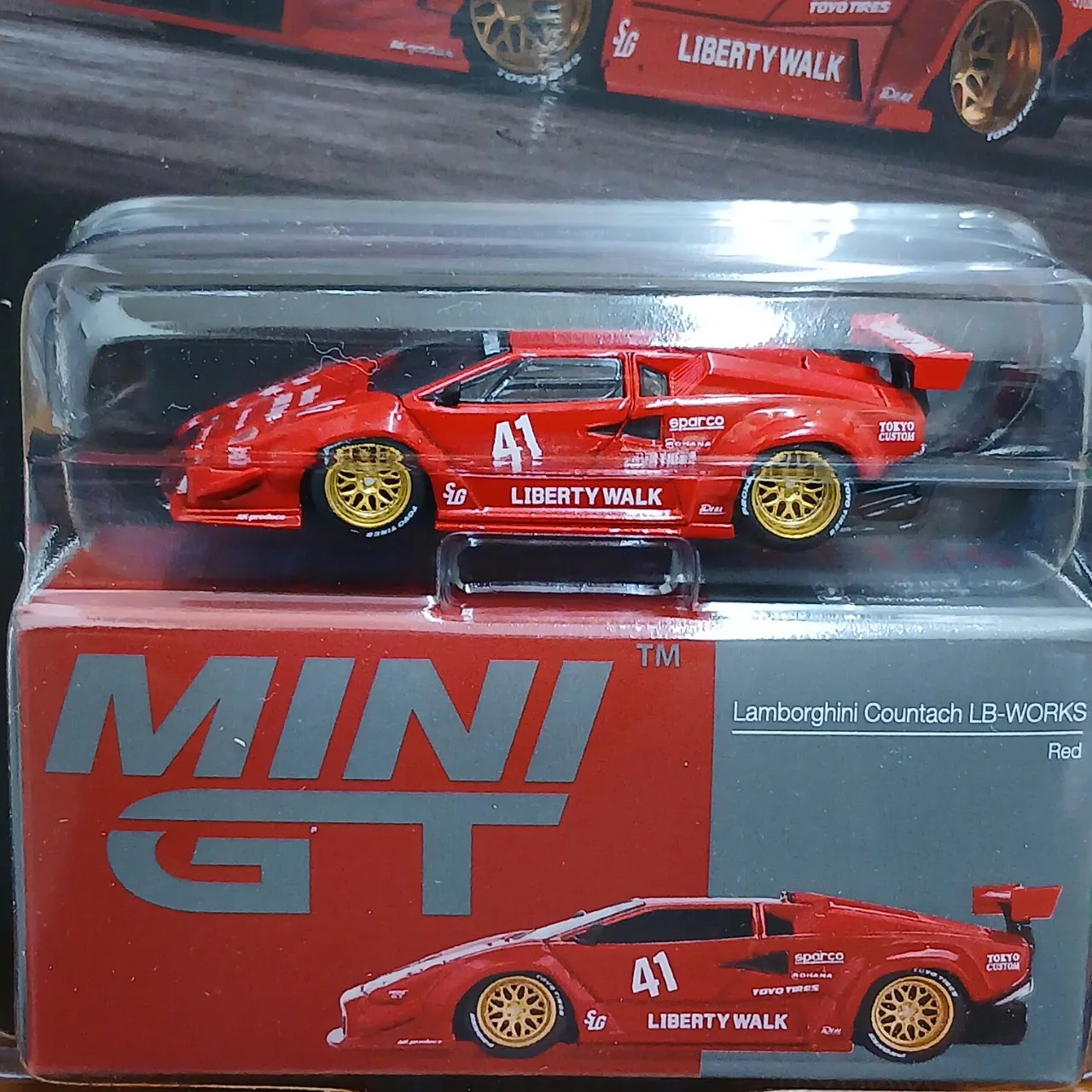 1/64 ランボルギーニ カウンタック LB-WORKS レッド 左ハンドル ※ブリスターパック - 画像 (4)