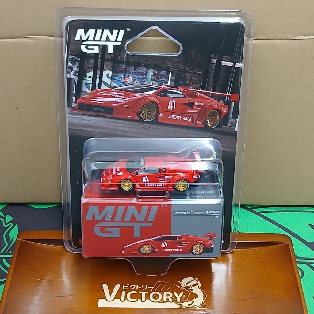 お値下げ中‼️【極希少】 1940s最初期ハリバートン 飴色ハンドル槍型ラッチ 1/64 ランボルギーニ カウンタック LB-WORKS レッド 左ハンドル