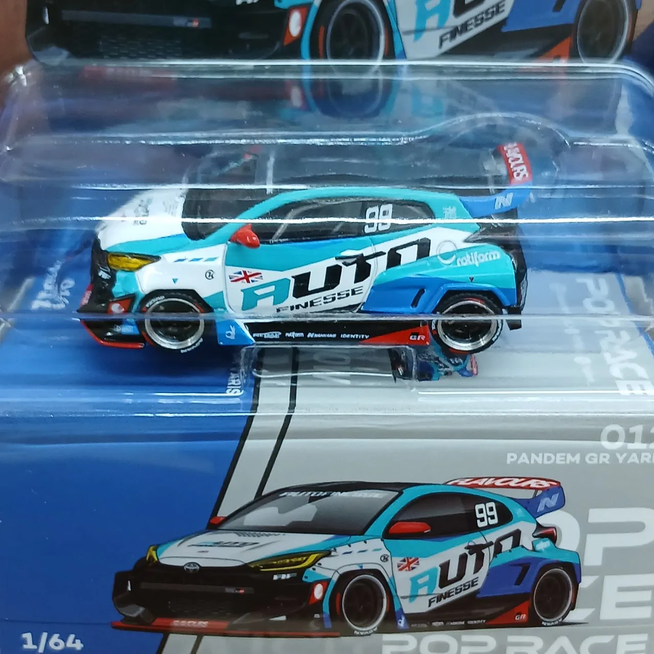 POP RACE x Enigma 1/64 PANDEM GR YARIS - AUTO FINESSE - 画像 (3)