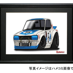 【SQWHEEL】ハコスカGT-R（青・No.15）のイラスト S0062B