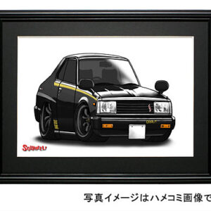 【SQWHEEL】スカイライン・ジャパン(後期・黒)イラスト S0075B