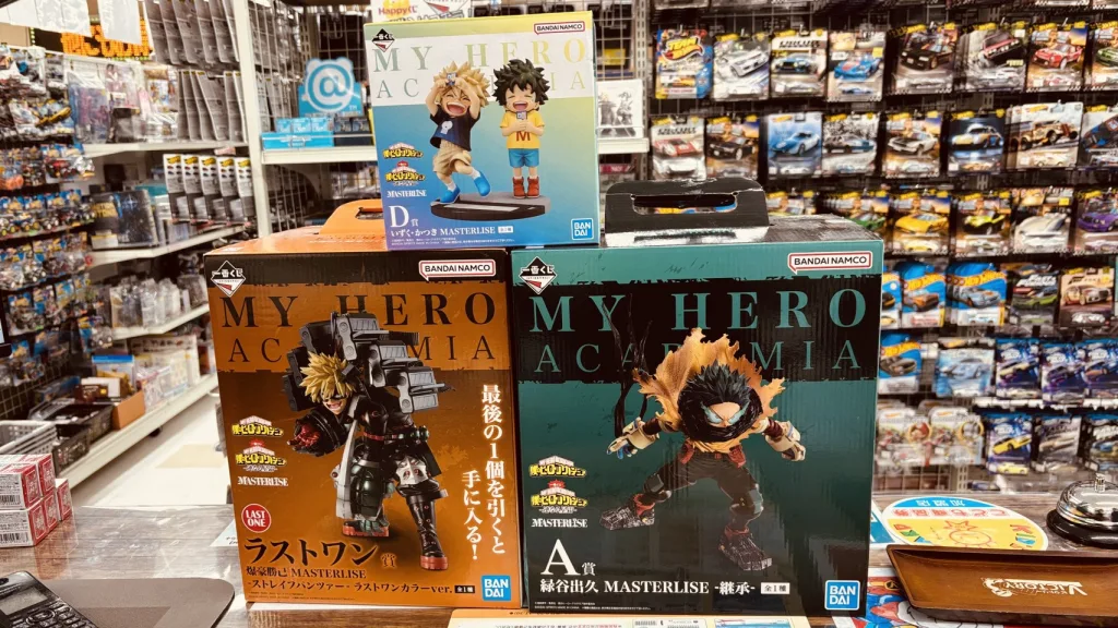 一番くじ 僕のヒーローアカデミア 連なる星霜 ラストワン賞 A賞 D賞 フィギュア