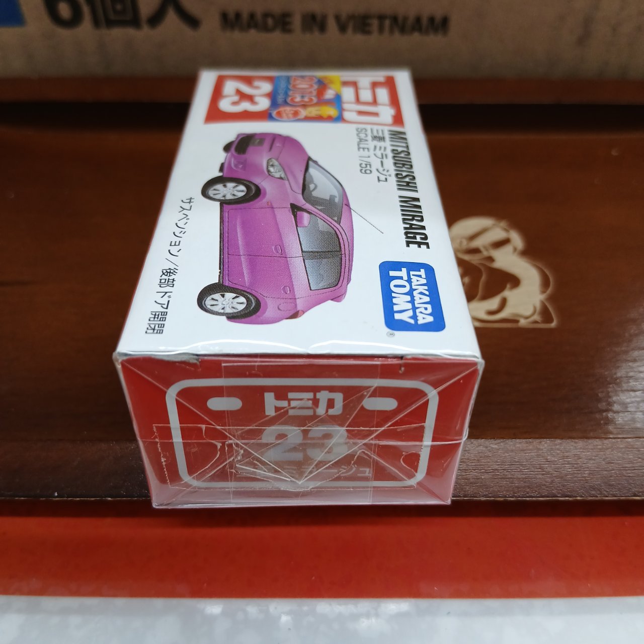 廃盤 トミカ No.23 三菱 ミラージュ 1/59 (買取品) - 画像 (4)