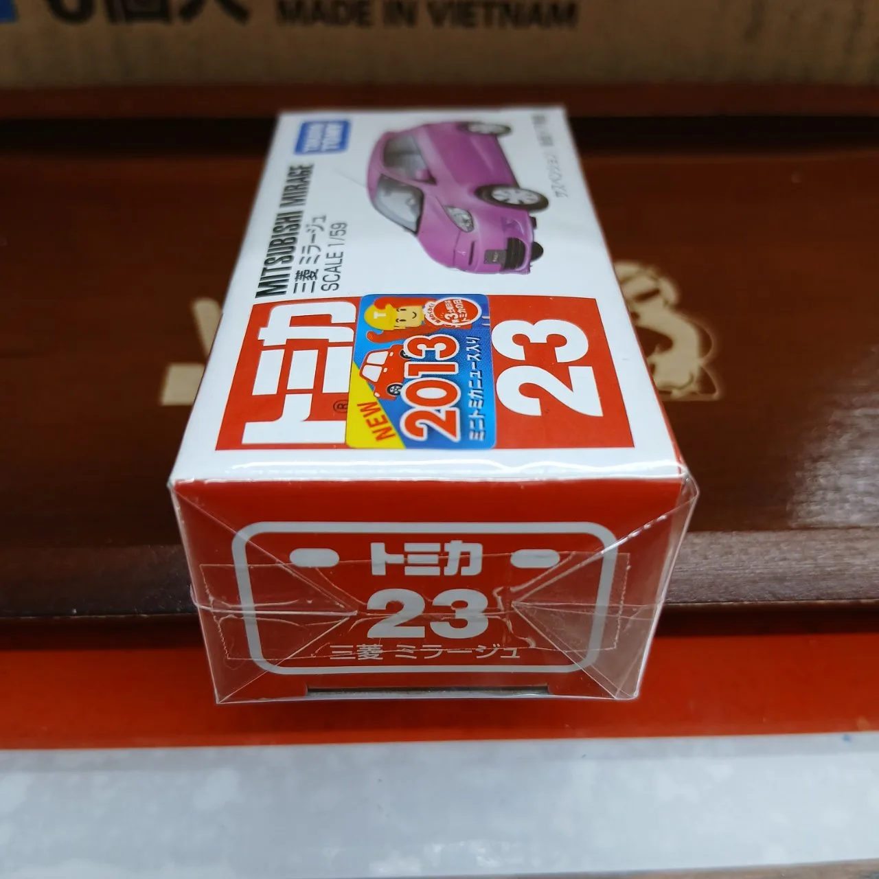 廃盤 トミカ No.23 三菱 ミラージュ 1/59 （買取品） - 画像 (2)