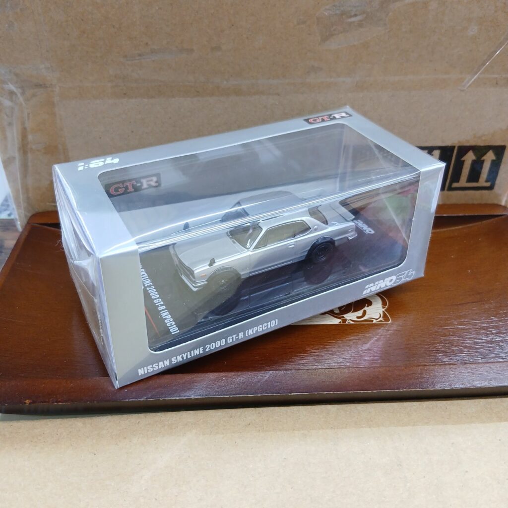日産 スカイライン 2000GT-R ハコスカ KPGC10 ミニカー シルバー 1/64 ニッサン スカイライン 2000 GT-R KPGC10 シルバー ハコスカ