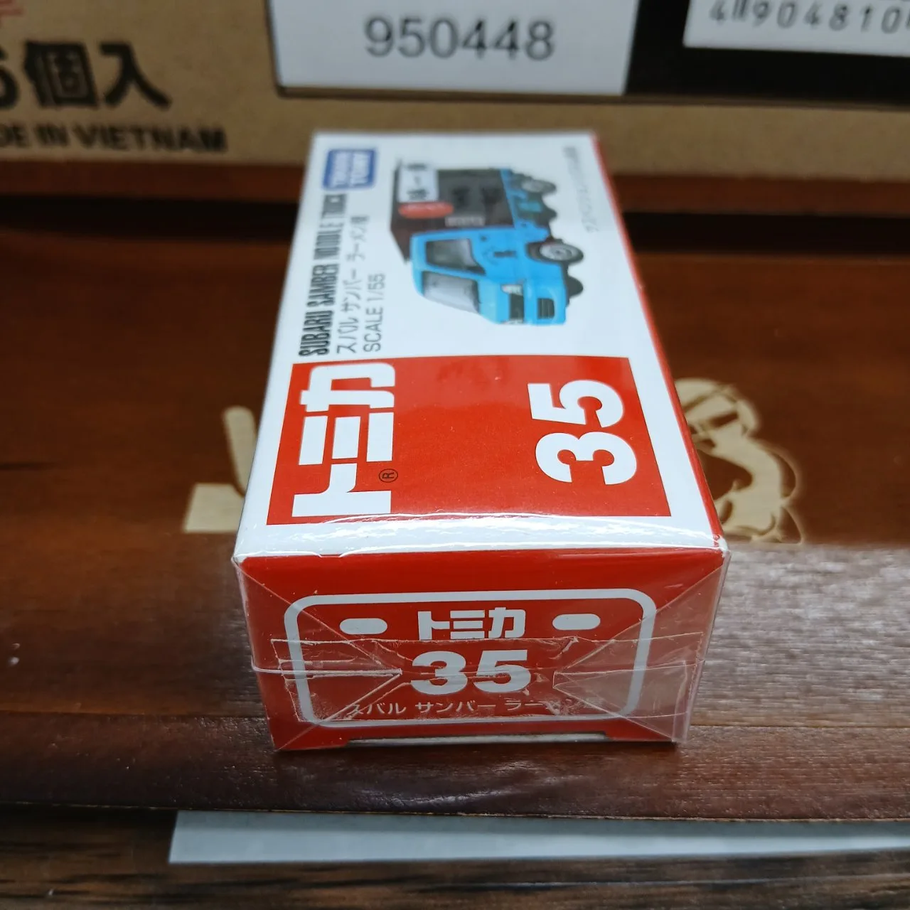 廃盤 トミカ No.35 スバル サンバー ラーメン屋 1/55（買取品） - 画像 (2)