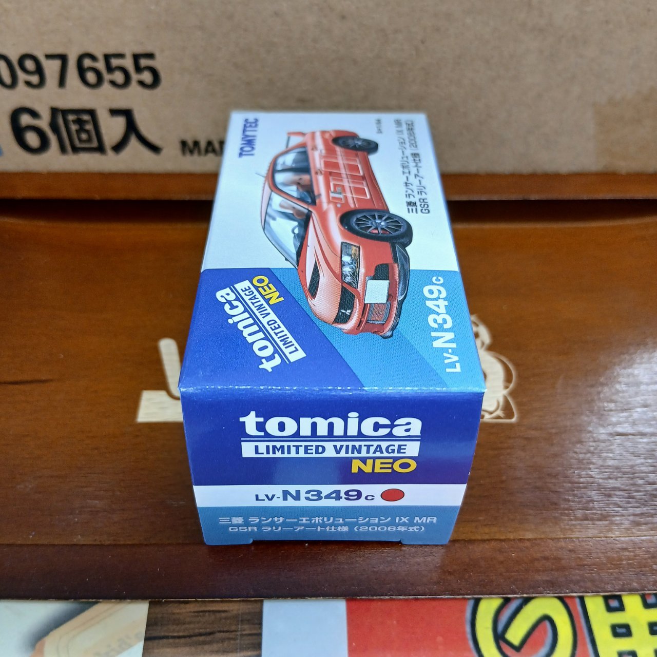 トミカリミテッドヴィンテージ ネオ LV-N349c 三菱 ランサーエボリューション Ⅸ MR GSR ラリーアート仕様 2006年式 - 画像 (2)