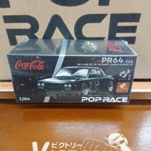 1/64 SKYLINE GT-R DRIFT (HAKOSUKA) - COCA COLA ZERO JP BLACK CHROME