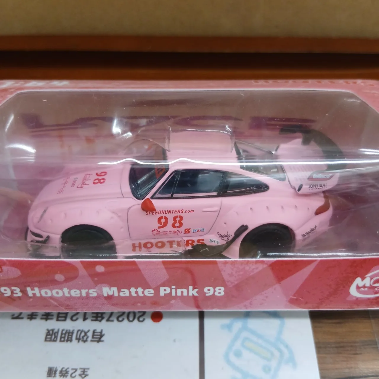 1/64 ポルシェ RWB 993 Hooters マットピンク MM64-RWB993-007 - 画像 (2)