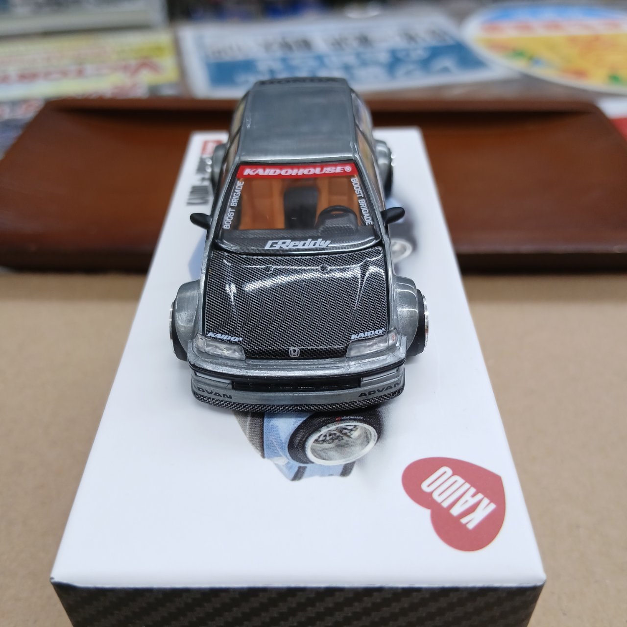1/64 ホンダ シビック EF Kaido Roulette V1 左ハンドル KHMG179 Chase
