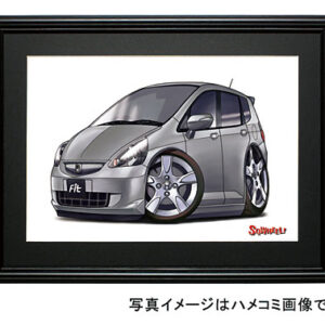 【SQWHEEL】FIT フィット(初代 ガンメタ)のイラスト S0021GY