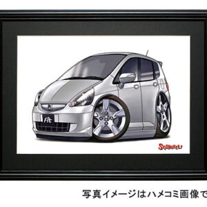 【SQWHEEL】FIT フィット(初代 銀)のイラスト S0021S