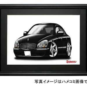 【SQWHEEL】シーマ（50・黒）イラスト S0077B
