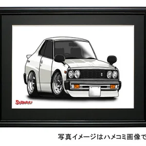 【SQWHEEL】スカイライン・ジャパン (前期・白) イラスト S0083W