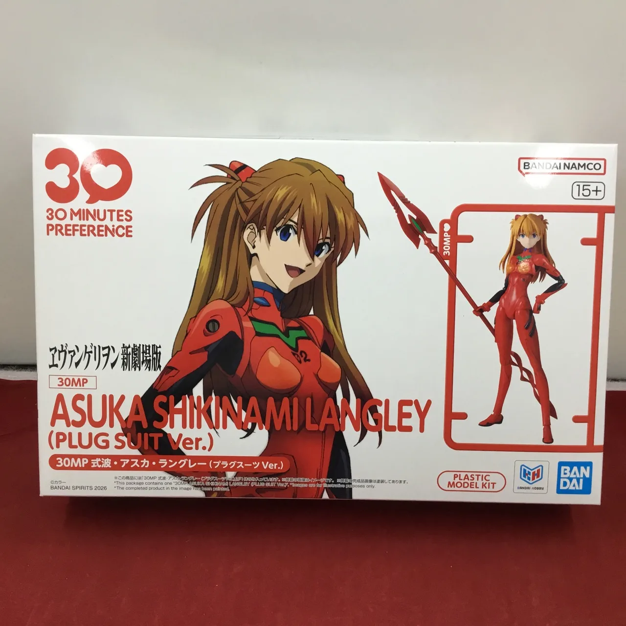 30MP エヴァンゲリヲン 新劇場版 式波・アスカ・ラングレー(プラグスーツVer.) プラモデル - 画像 (4)