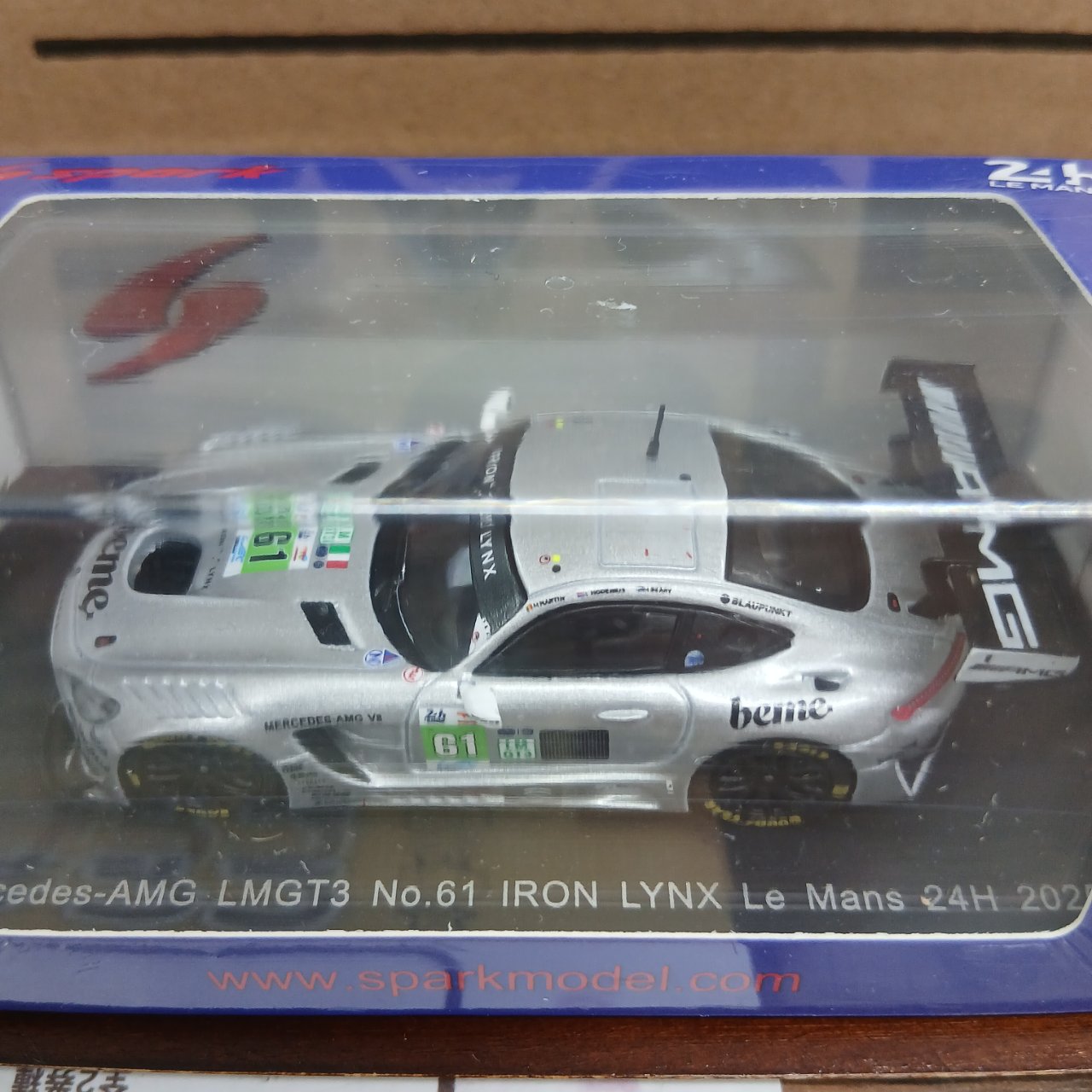 1/64 メルセデス AMG LMGT3 #61 IRON LYNX ル・マン 24H 2025 M.Berry
