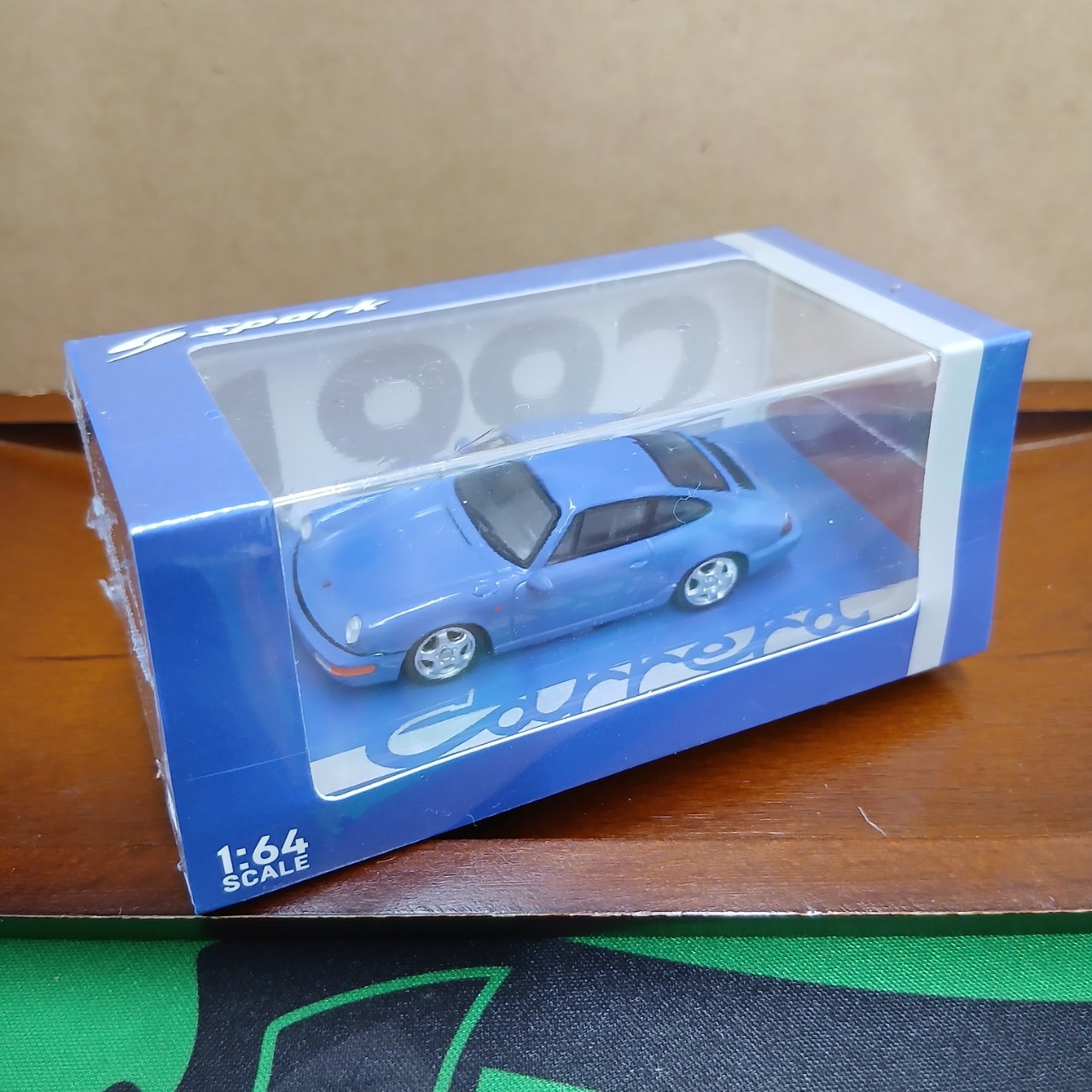 1/64 ポルシェ 911 カレラ 964 3.6 RS 1992 ブルー 64SP007E #| ホビー