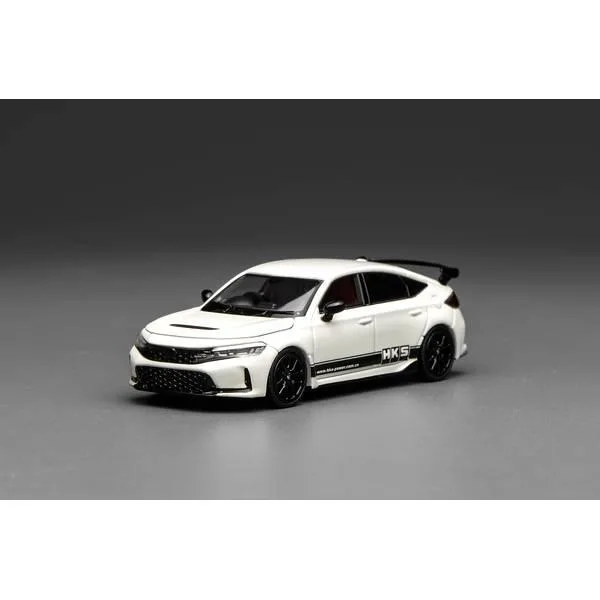 1/64 ホンダ シビック タイプ R (FL5) HKS リバリー チャンピオンシップ ホワイト M65319 - 画像 (2)