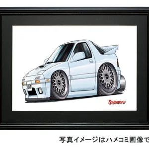 【SQWHEEL】RX-7・FC（白）のイラスト S0003W