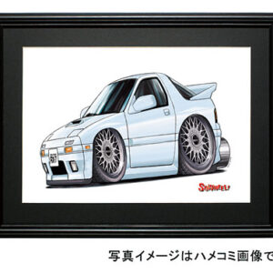 【SQWHEEL】RX-7・FC（白）のイラスト S0003W
