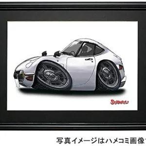 【SQWHEEL】トヨタ2000GT（白）のイラスト S0033W
