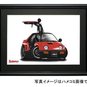 【SQWHEEL】AZ-1（赤）のイラスト S0045R