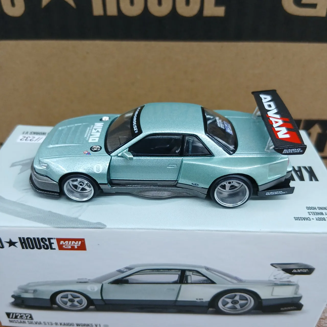 1/64 Nissan シルビア S13-R KAIDO WORKS V1(右ハンドル) KHMG232 - 画像 (2)