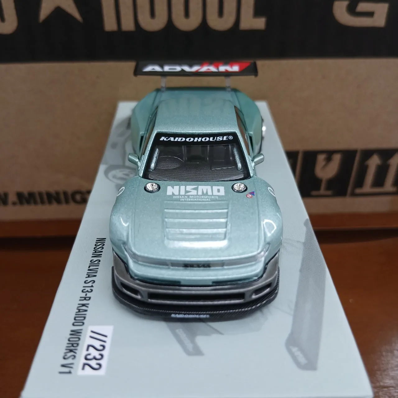1/64 Nissan シルビア S13-R KAIDO WORKS V1(右ハンドル) KHMG232 - 画像 (3)