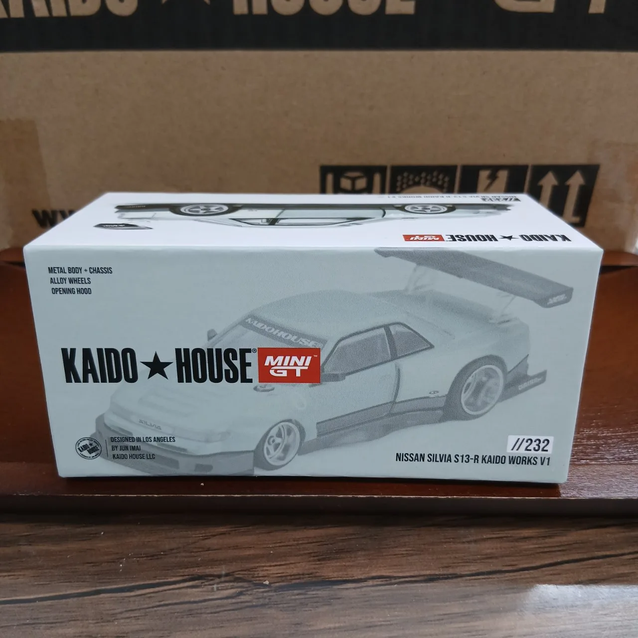 1/64 Nissan シルビア S13-R KAIDO WORKS V1(右ハンドル) KHMG232 - 画像 (6)