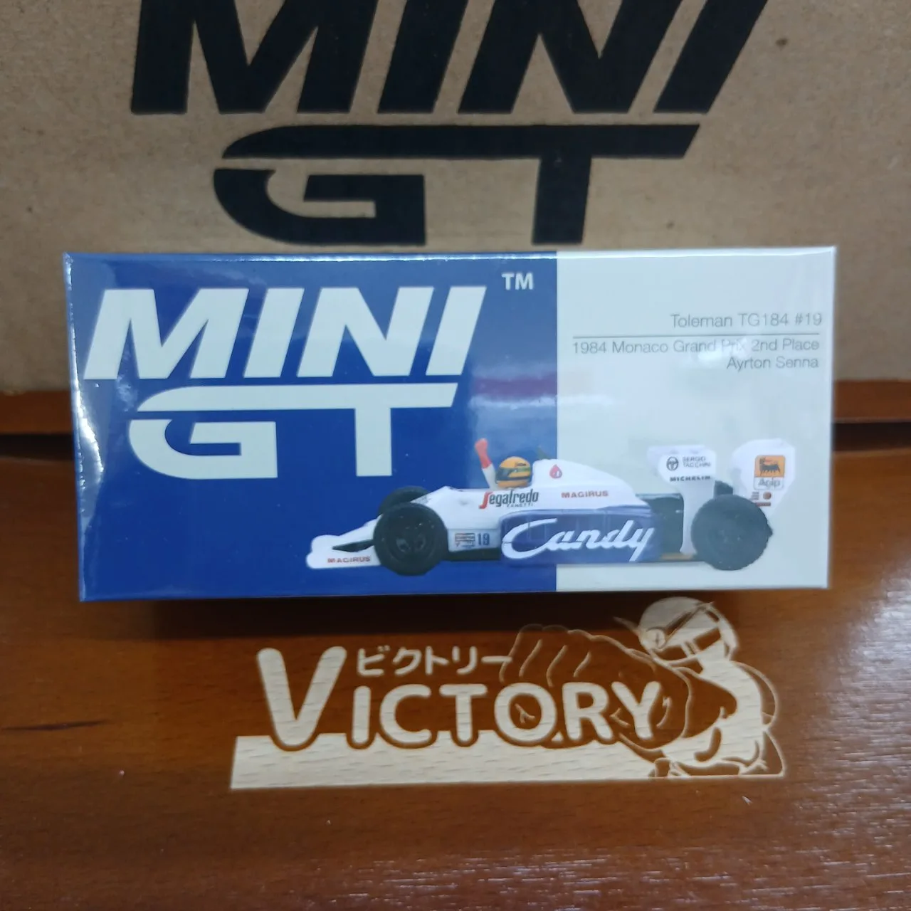 1/64 トールマン TG184 モナコグランプリ 1984 2位入賞車 #19 アイルトン・セナ