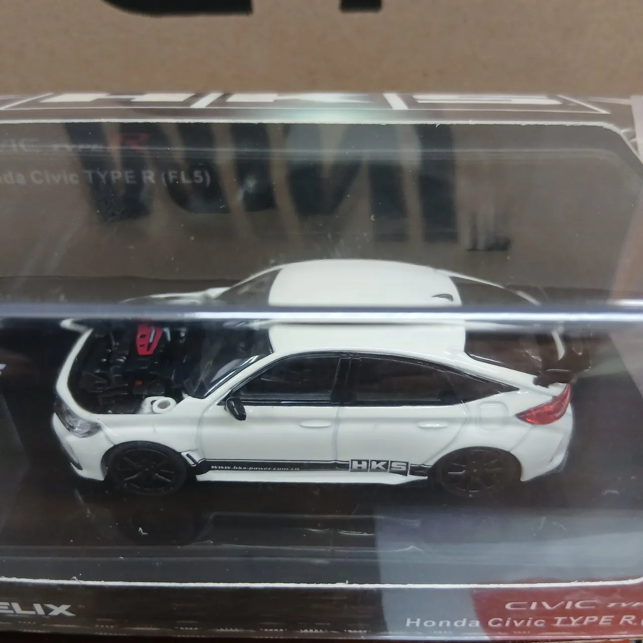 1/64 ホンダ シビック タイプ R (FL5) HKS リバリー チャンピオンシップ ホワイト M65319 - 画像 (3)