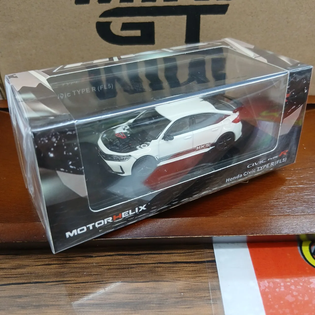 1/64 ホンダ シビック タイプ R (FL5) HKS リバリー チャンピオンシップ ホワイト M65319