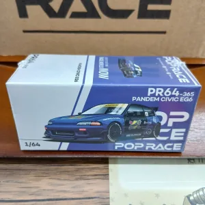 1/64 パンデム シビック EG6 ブルー/ブラック PR64-365