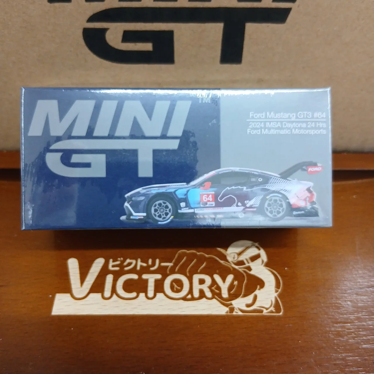 白山羊マーキュリー、デイトナ、インパラ、マスタングの 4台セット 1/64 フォード マスタング GT3 IMSA デイトナ24時間 2024 #64 Ford
