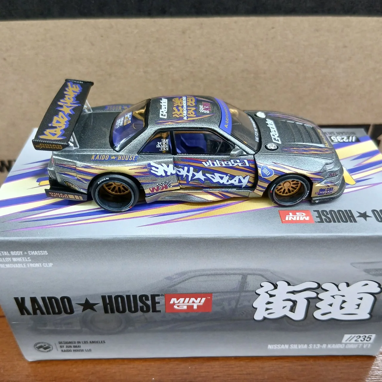 1/64 ニッサン シルビア S13-R KAIDO DRIFT V1(右ハンドル) KHMG235 - 画像 (6)
