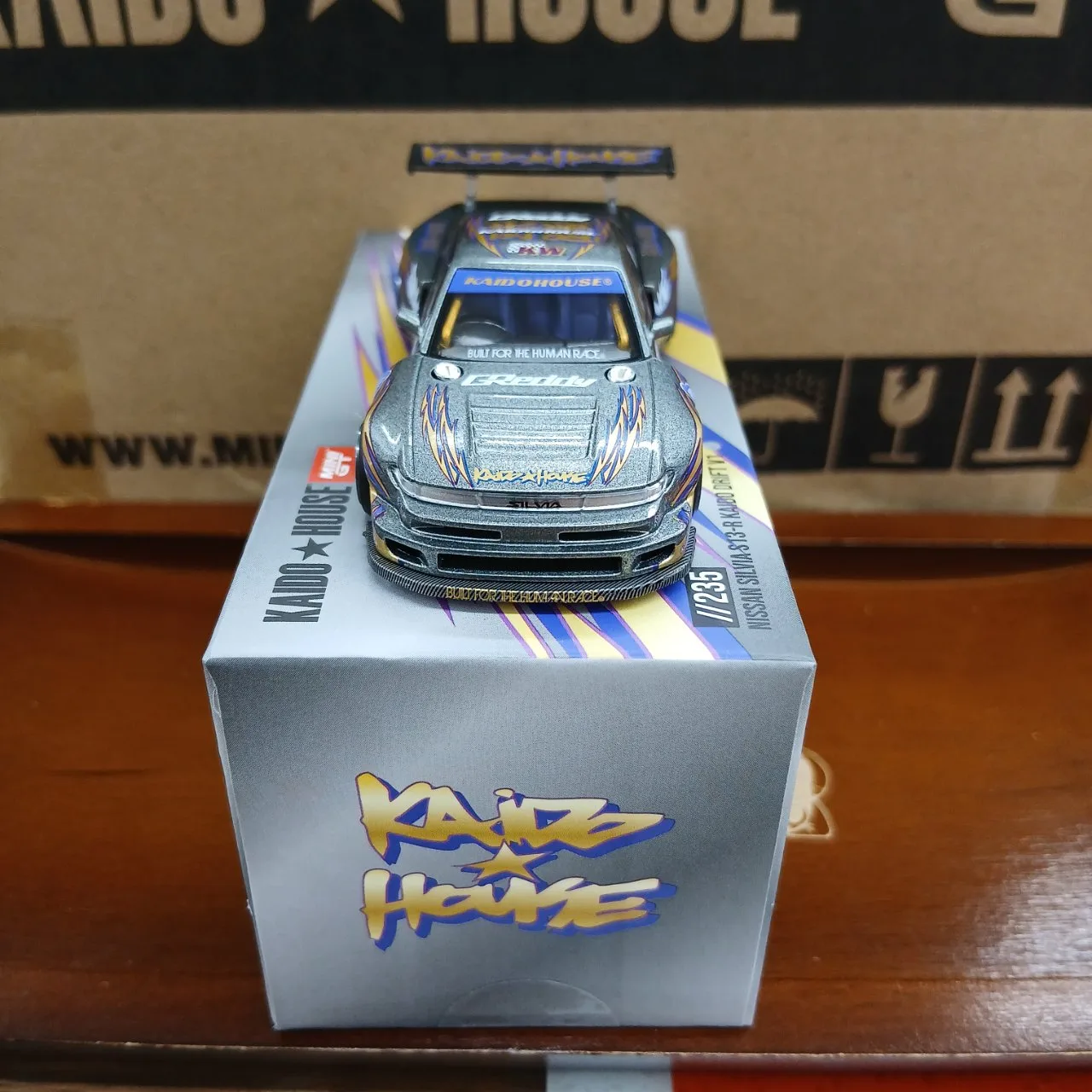 1/64 ニッサン シルビア S13-R KAIDO DRIFT V1(右ハンドル) KHMG235 - 画像 (4)