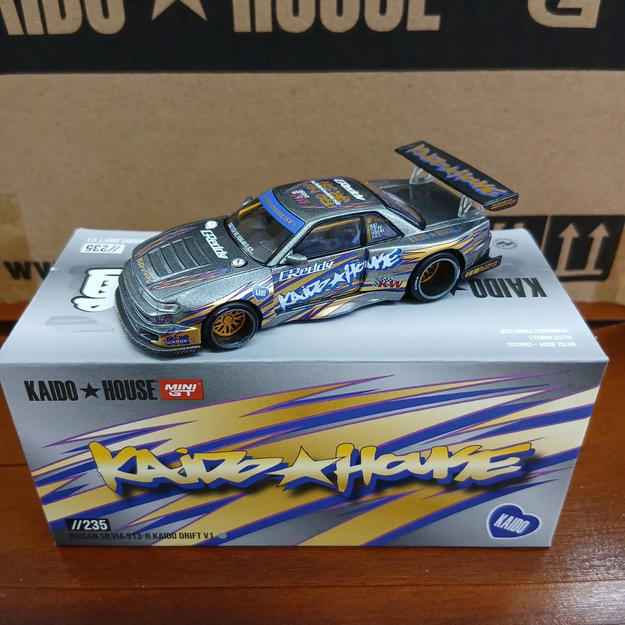 1/64 ニッサン シルビア S13-R KAIDO DRIFT V1(右ハンドル) KHMG235